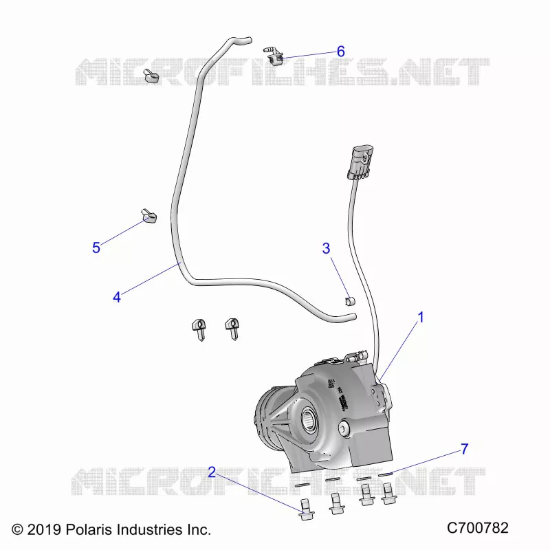 DRIVE TRAIN, FRONT SUPPORT PONT