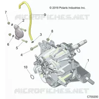 SYSTÃˆME DE TRANSMISSION, FRONT GEARCASE INTERNALS