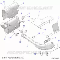 ENGINE, ECHAPPEMENT