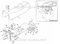 SIEGE ET RESERVOIR CLASSIC TOURING 0963365 and EUROPEAN CLASSIC TOURING E963 (4933623362A009)