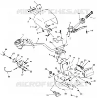 GUIDON ET PHARE XPLORER 400L W97CC38C (4939753975B011)