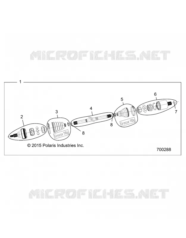 DRIVE TRAIN, HALF ARBRE DE TRANSMISSION ARRIERE