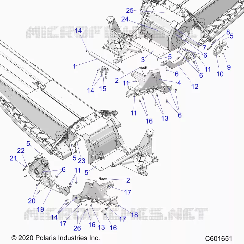 CHASSIS, BULKHEAD ASM.