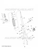 SUSPENSION, JAMBE DE FORCE AVANT