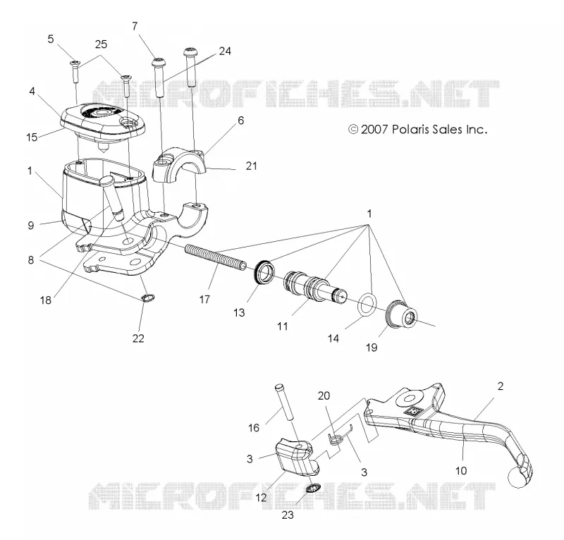 FREIN AVANT FREIN LEVER and MAITRE CYLINDRE