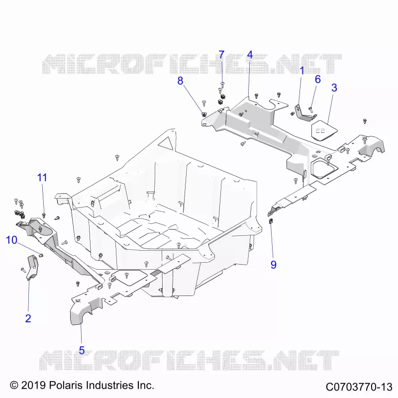 CARROSSERIE ARRIERE RACK, MOUNTING