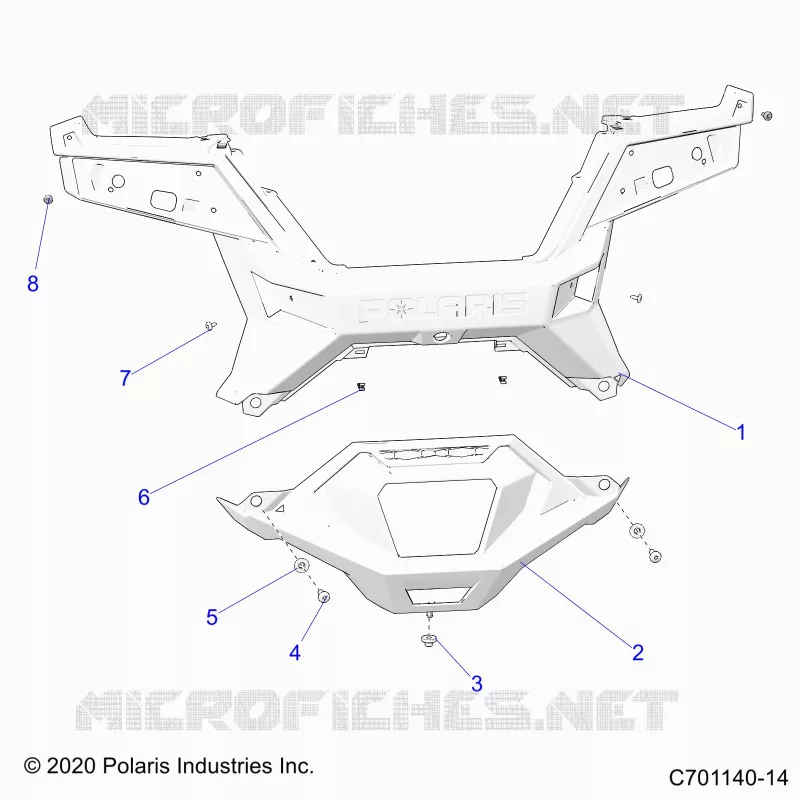 CARROSSERIE ARRIERE BUMPER