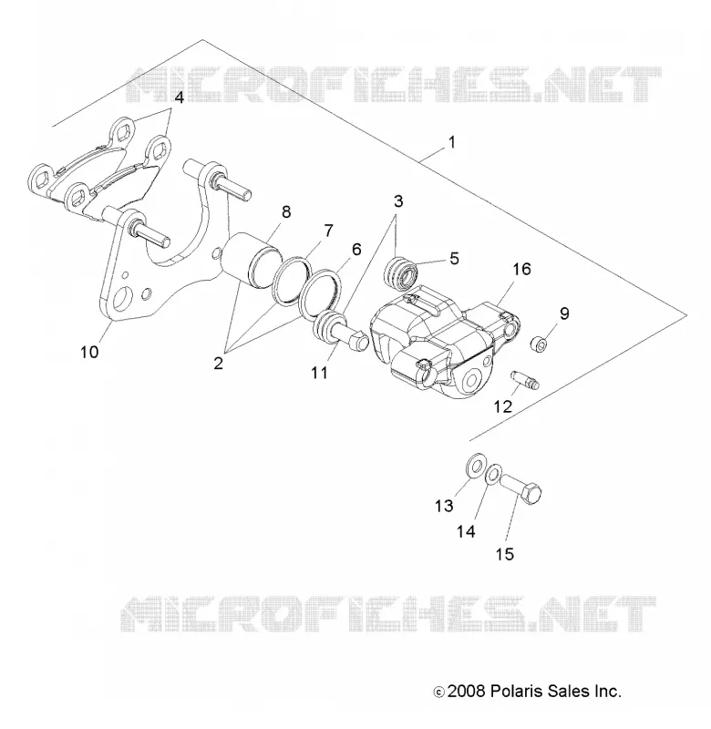 FREIN AVANT CALIPER