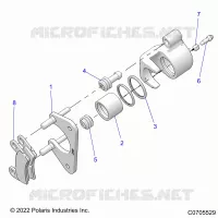 BRAKES, ETRIER DE FREIN ARRIERE