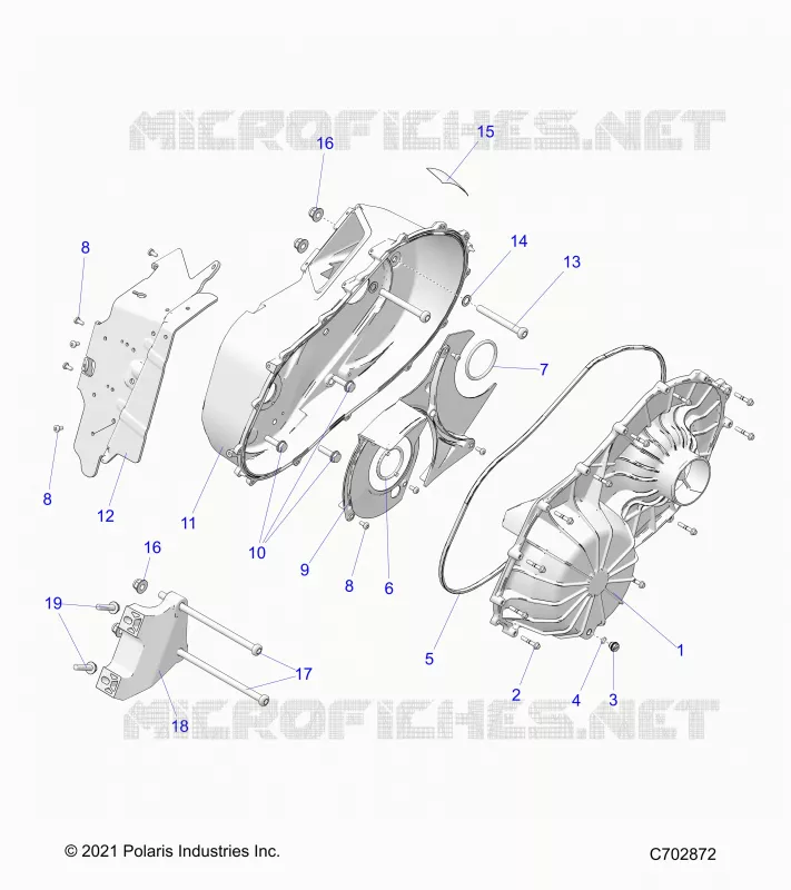 SYSTÃˆME DE TRANSMISSION, CLUTCH COVER ASM.- G24G2W99A/99B (C702872)