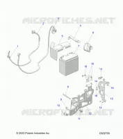 ELECTRICITE, E.S. BATTERY/BOX AND CABLES