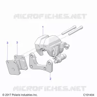 BRAKES, ETRIER DE FREIN AVANT
