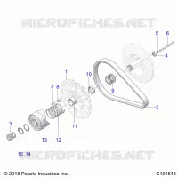 SYSTÃˆME DE TRANSMISSION, SECONDARY CLUTCH