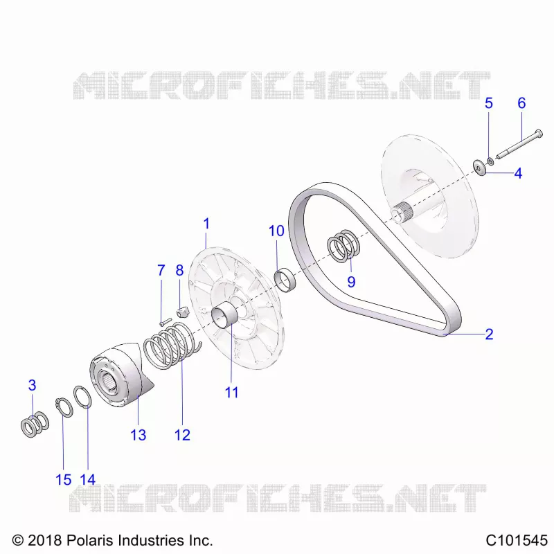 SYSTÃˆME DE TRANSMISSION, SECONDARY CLUTCH