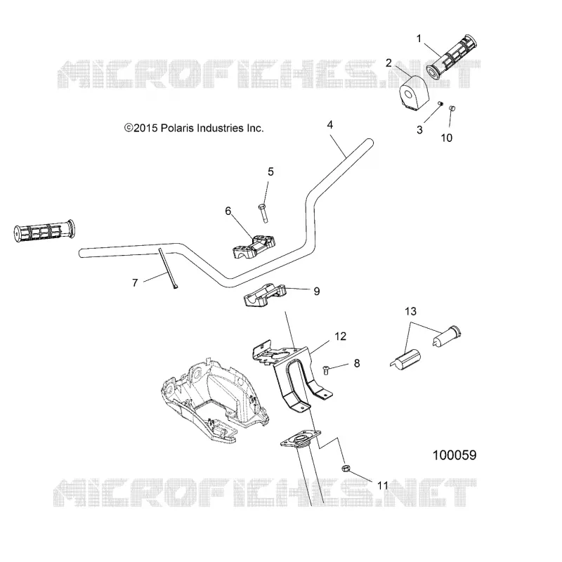 STEERING, GUIDON ET COMMODOS