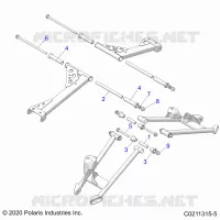 SUSPENSION ARRIERE CONTROL ARM MOUNTING