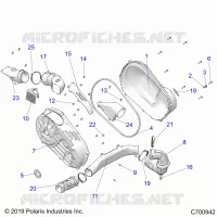 SYSTÃˆME DE TRANSMISSION, CLUTCH COVER AND DUCTING