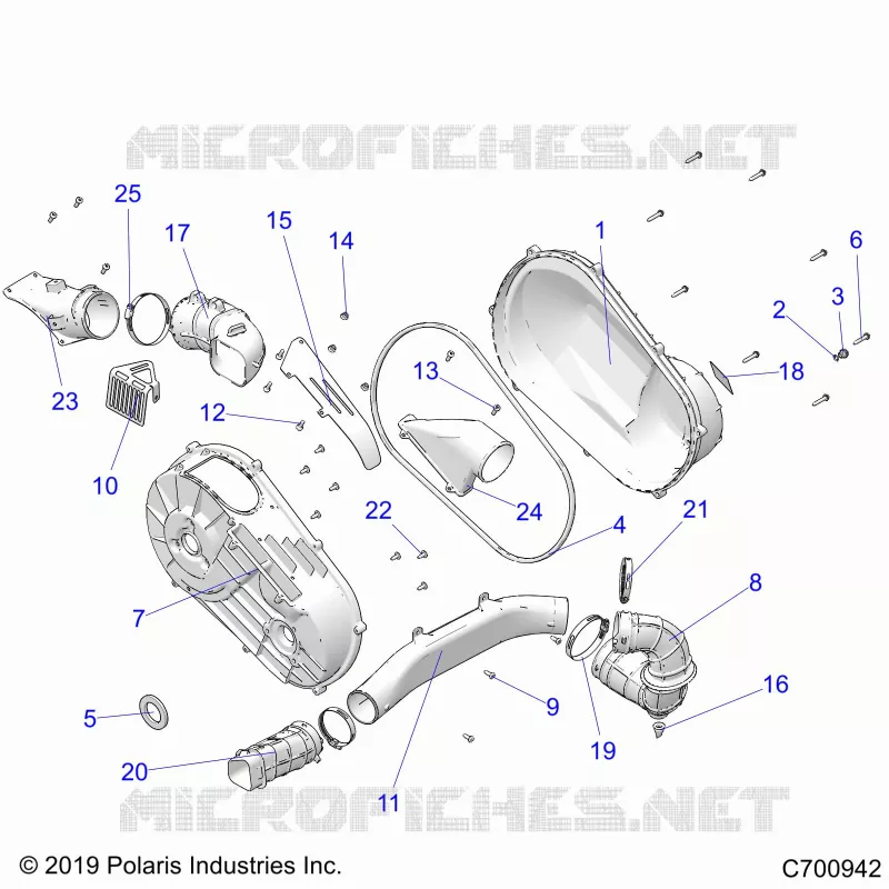 SYSTÃˆME DE TRANSMISSION, CLUTCH COVER AND DUCTING