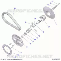 SYSTÃˆME DE TRANSMISSION, SECONDARY CLUTCH