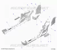 CARROSSERIE ARRIERE FENDERS AND ROCKERS
