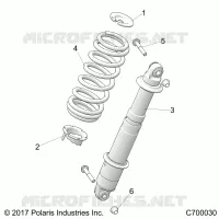 SUSPENSION ARRIERE SHOCK MOUNTING