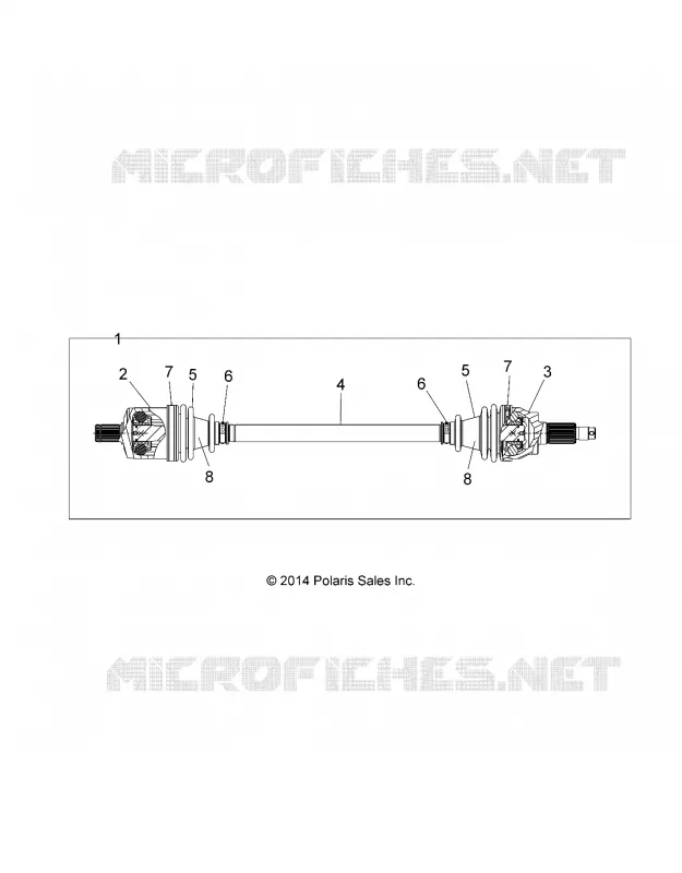 SYSTEME DE TRANSMISSION, FRONT HALF SHAFT
