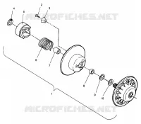 EMBRAYAGE DE TRANSMISSION LITE GT 0963133 AND EUROPEAN LITE GT E963133 (4933083308B012)
