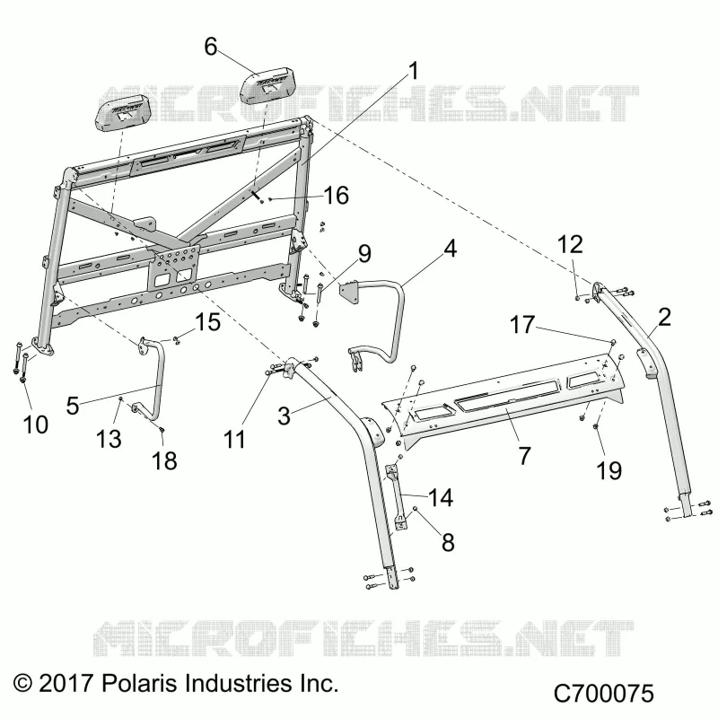 CHASSIS, CAB CADRE