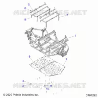 CHASSIS, MAIN FRAME AND SKID PLATES