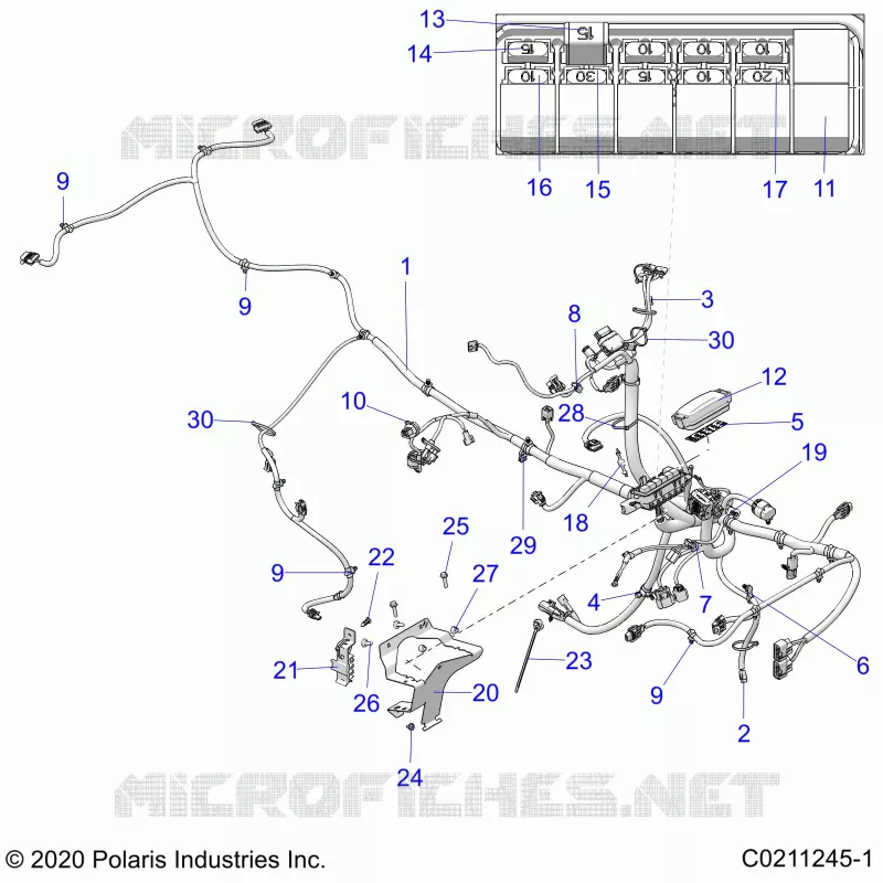 ELECTRICITE, MAIN WIRE HARNESS