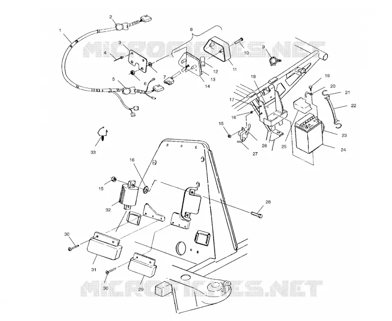 ELECTRICITE/FEU ARRIERE