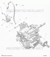 SYSTÃˆME DE TRANSMISSION, MAIN GEARCASE MOUNTING