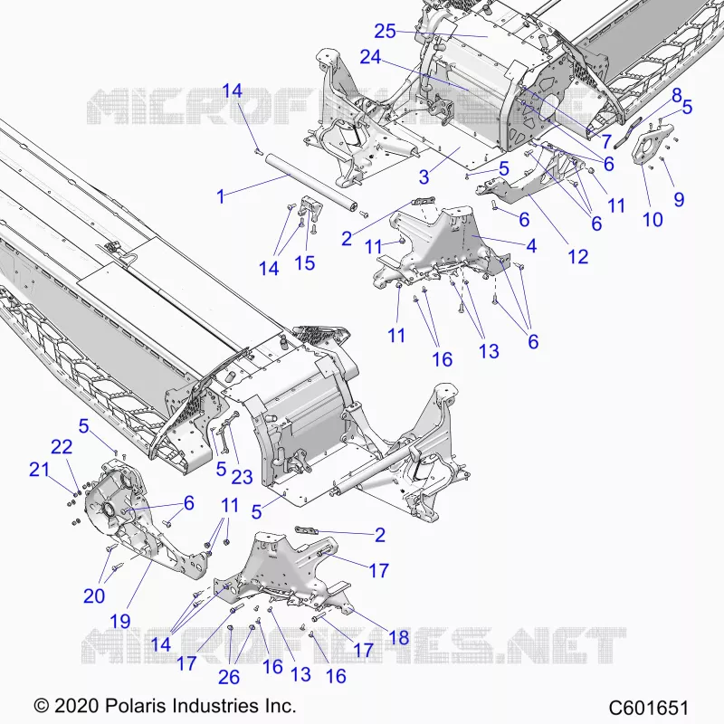 CHASSIS, BULKHEAD ASM.