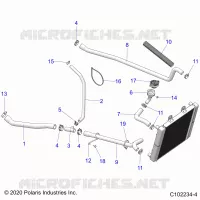 ENGINE, SYSTÃˆME DE REFROIDISSEMENT, HOSES