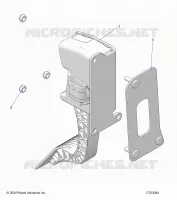 ENGINE, PEDALE D'ACCELERATEUR