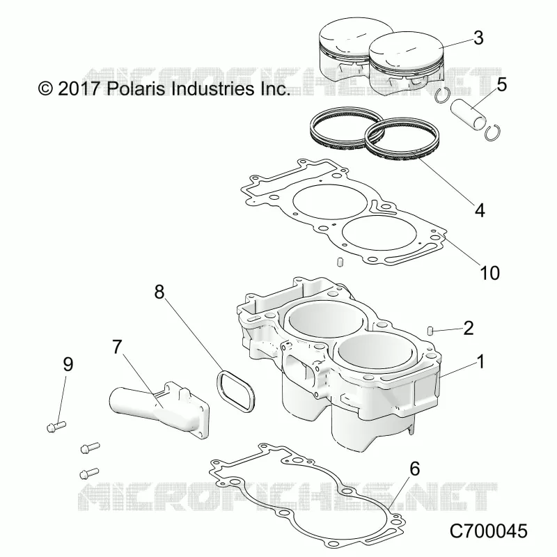 CYLINDRE AND PISTON