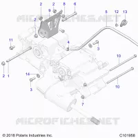 DRIVE TRAIN, MAIN SUPPORT PONT