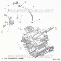 SYSTÃˆME DE TRANSMISSION, MAIN GEARCASE MOUNTING