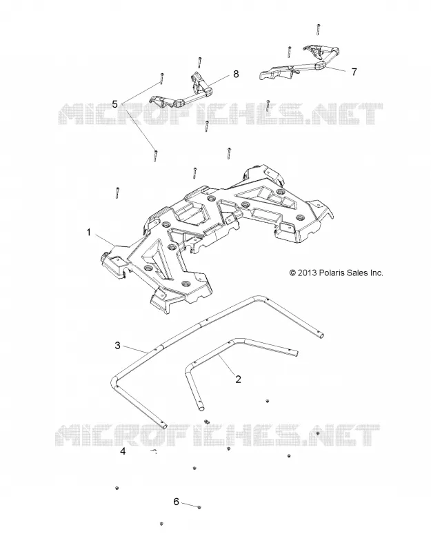 CARROSSERIE ARRIERE RACK AND HAND GRIPS