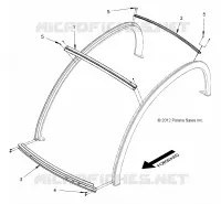 TOIT SUPPORTS, 2 PASSENGER