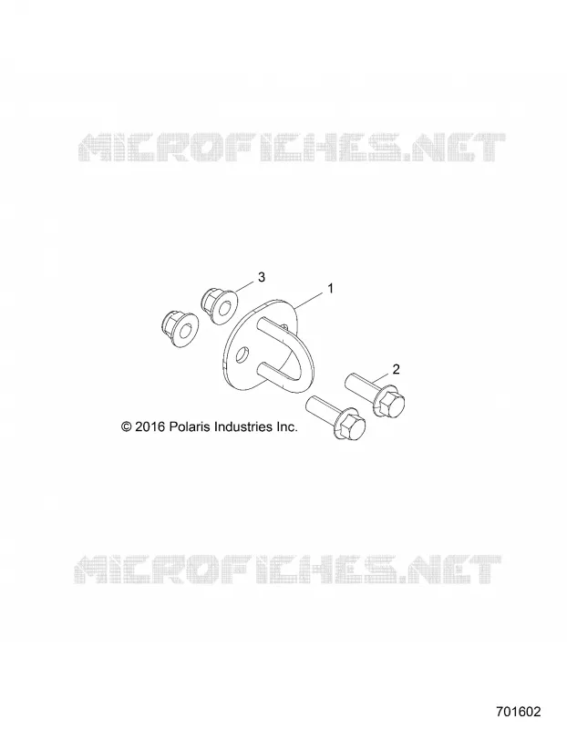 CHASSIS, TOW HOOK