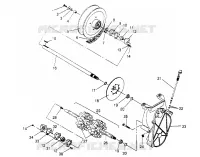 SYSTÈME DE TRANSMISSION ASSEMBLY  440 XCR SP X951660 (4932833283B010)