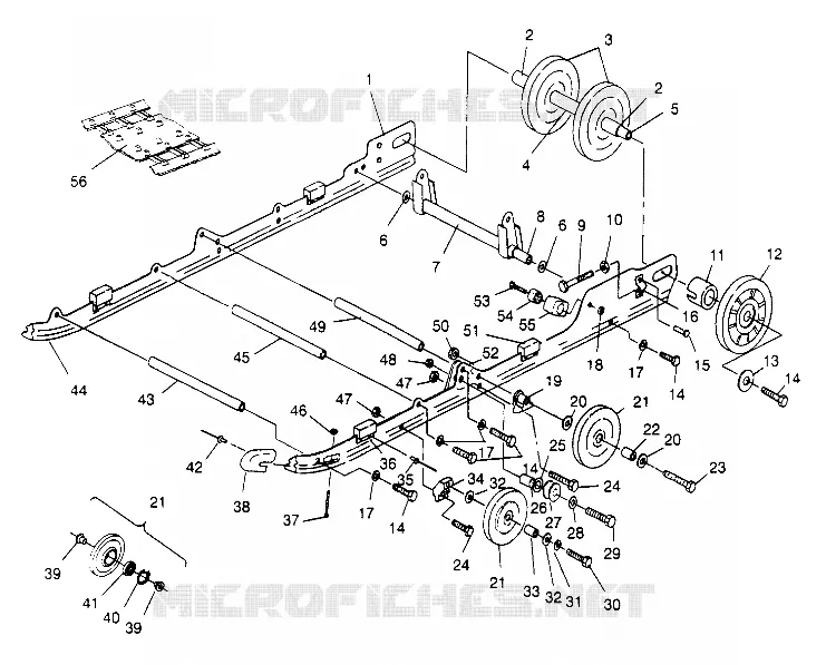 SUSPENSION  440 XCR SP X951660 (4932833283B011)