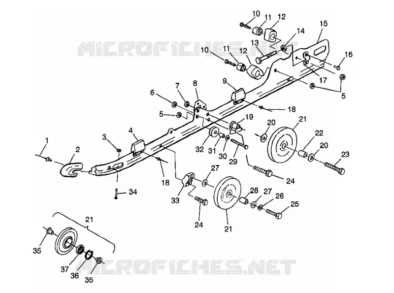 FIXATION RAIL (SUSPENSION)