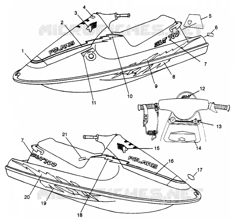 EMBLEMES SLT 700 B974572 (4941124112A007)