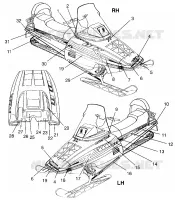 EMBLEMES  WIDETRAK LX 0962064 and  EUROPEAN WIDETRAK LX E962064 (4931643164A011)