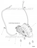 DRIVE TRAIN, FRONT SUPPORT PONT