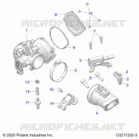 ENGINE, CORPS DE PAPILON AND FUEL RAIL