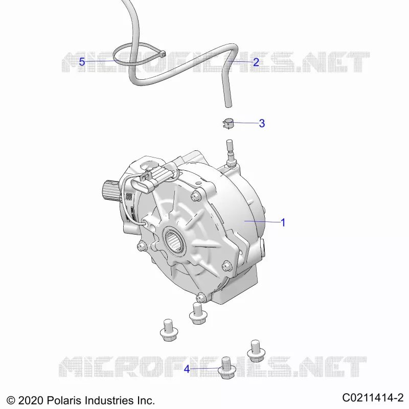 SYSTÃˆME DE TRANSMISSION, FRONT GEARCASE MOUNTING