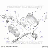SYSTÃˆME DE TRANSMISSION, CLUTCH COVER AND DUCTING